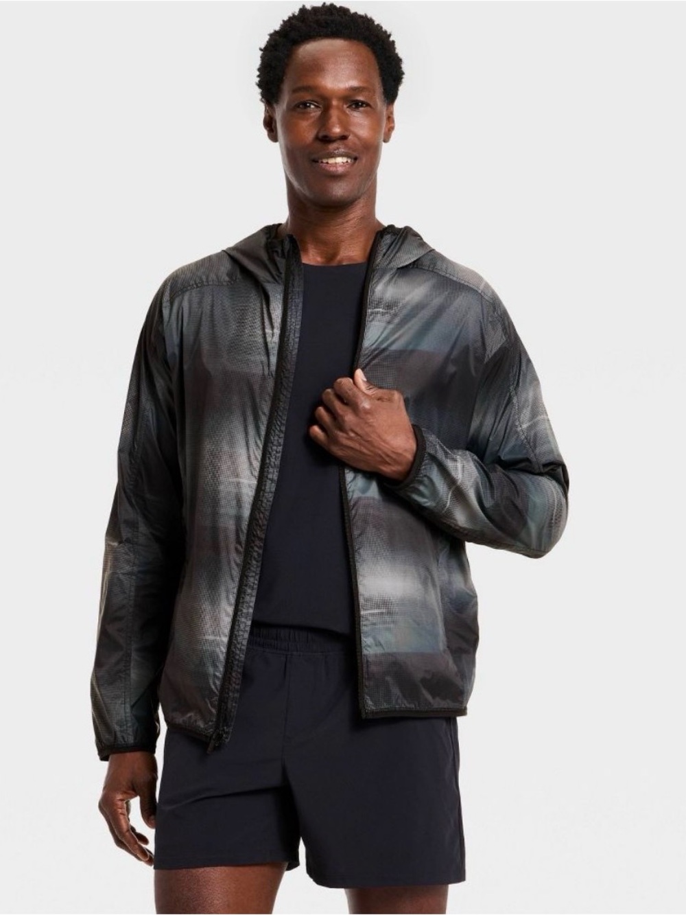 Men Printed Run Lightweight Jacket - All In Motion